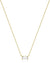 Ellie Emerald Cut Pendant Necklace