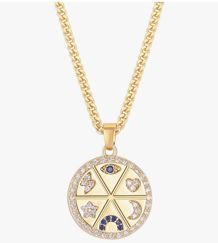 Astrological Charm Pendant Necklace