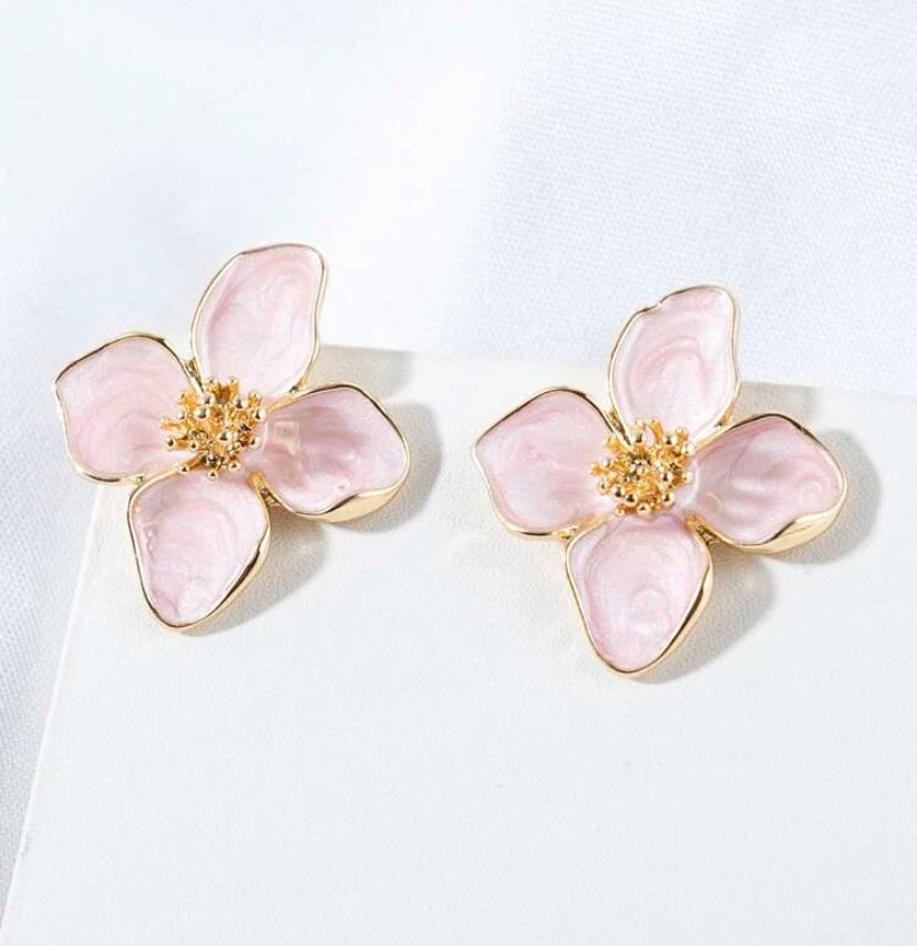 Lillia Flower Petal Earrings