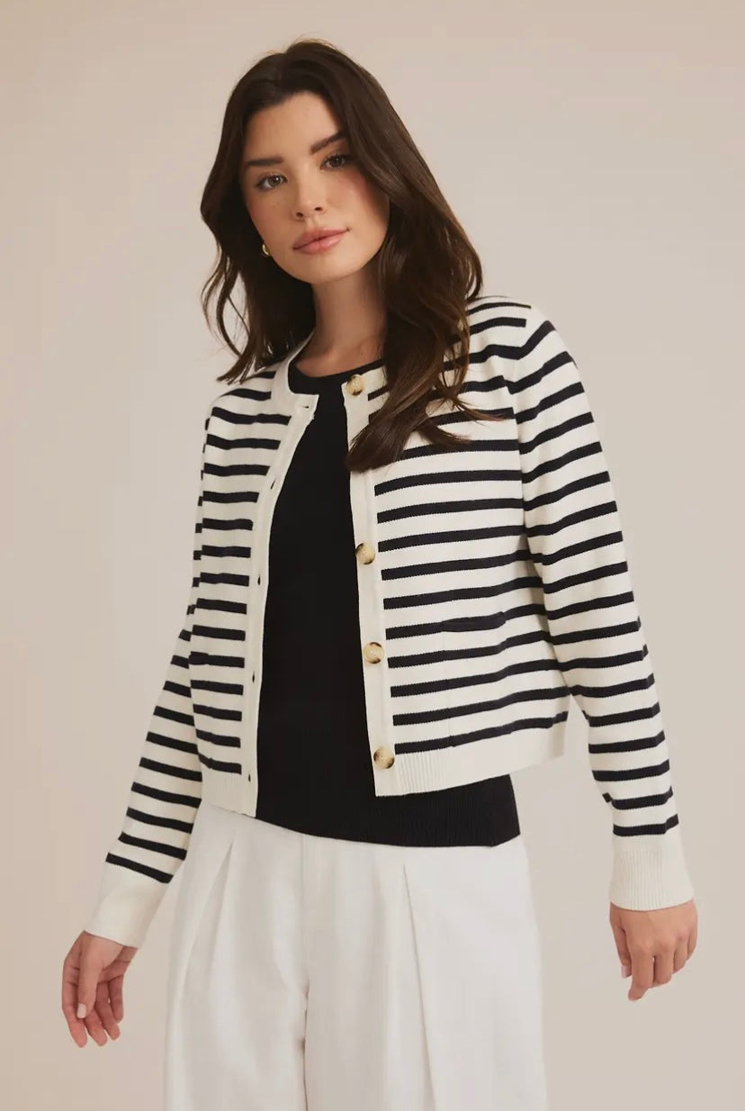 Gigi Striped Cardigan