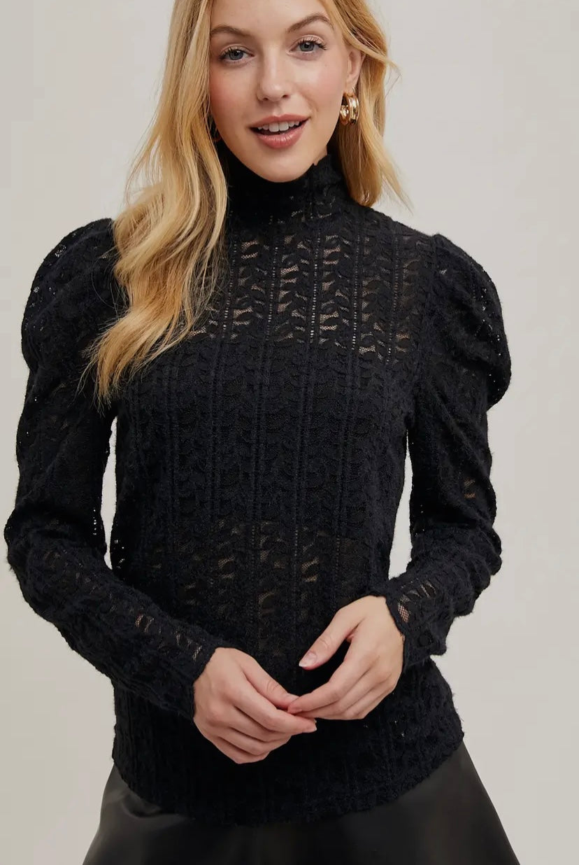 Samantha Elegant Lace Blouse