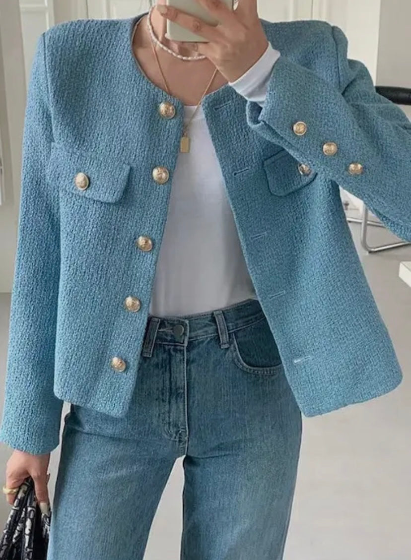 Ella Blu Cropped Jacket