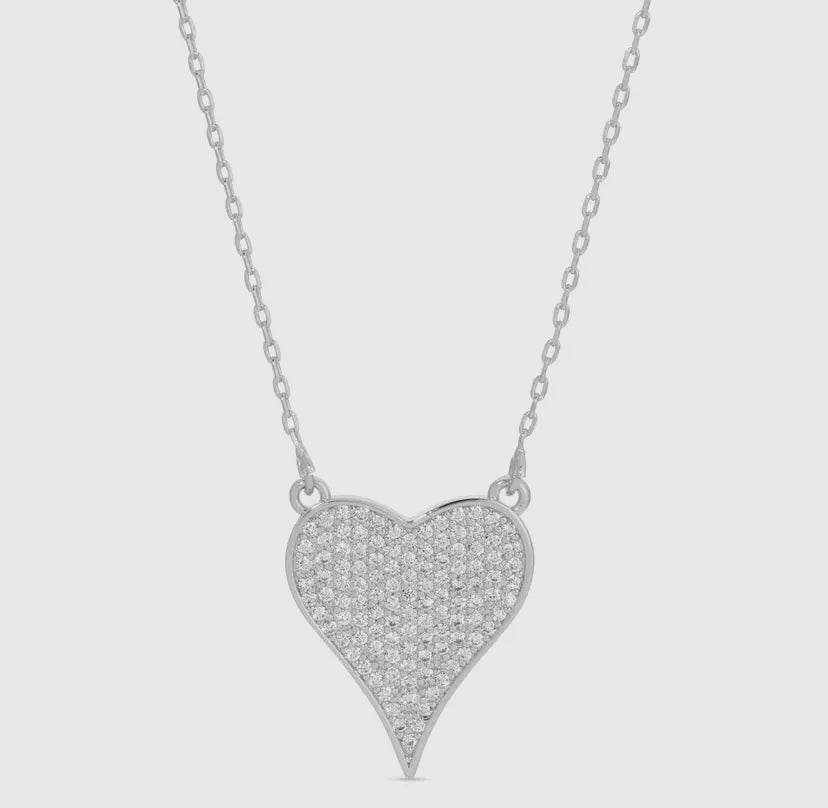 Serenity Heart Pendant Necklace