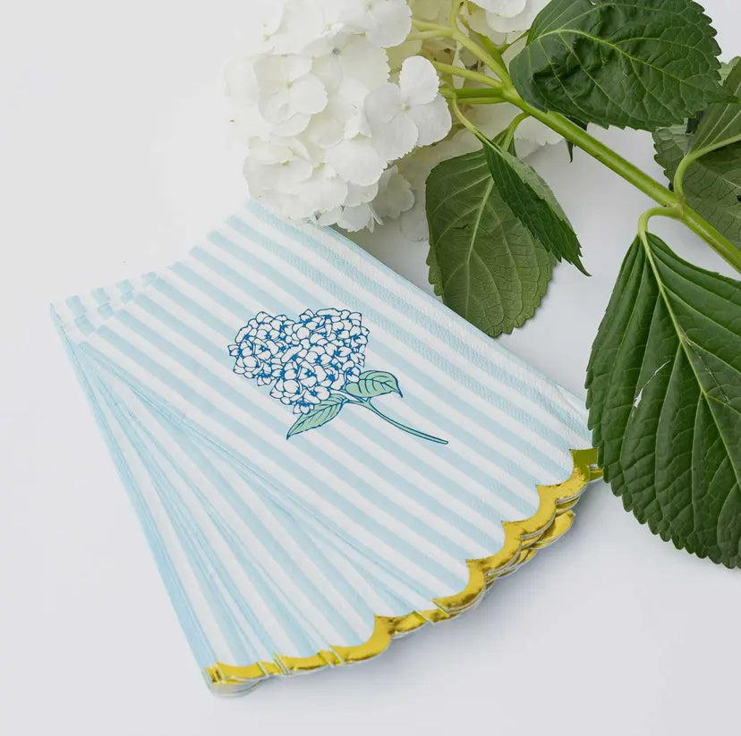 Hydrangea Paper Guest Towel Pack