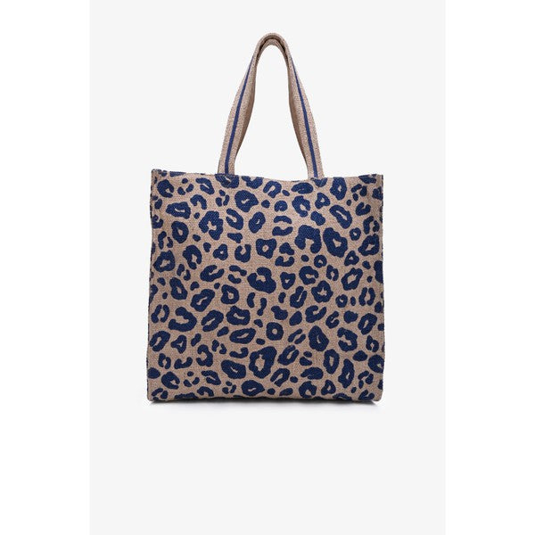 Blue leopard hot sale print bag